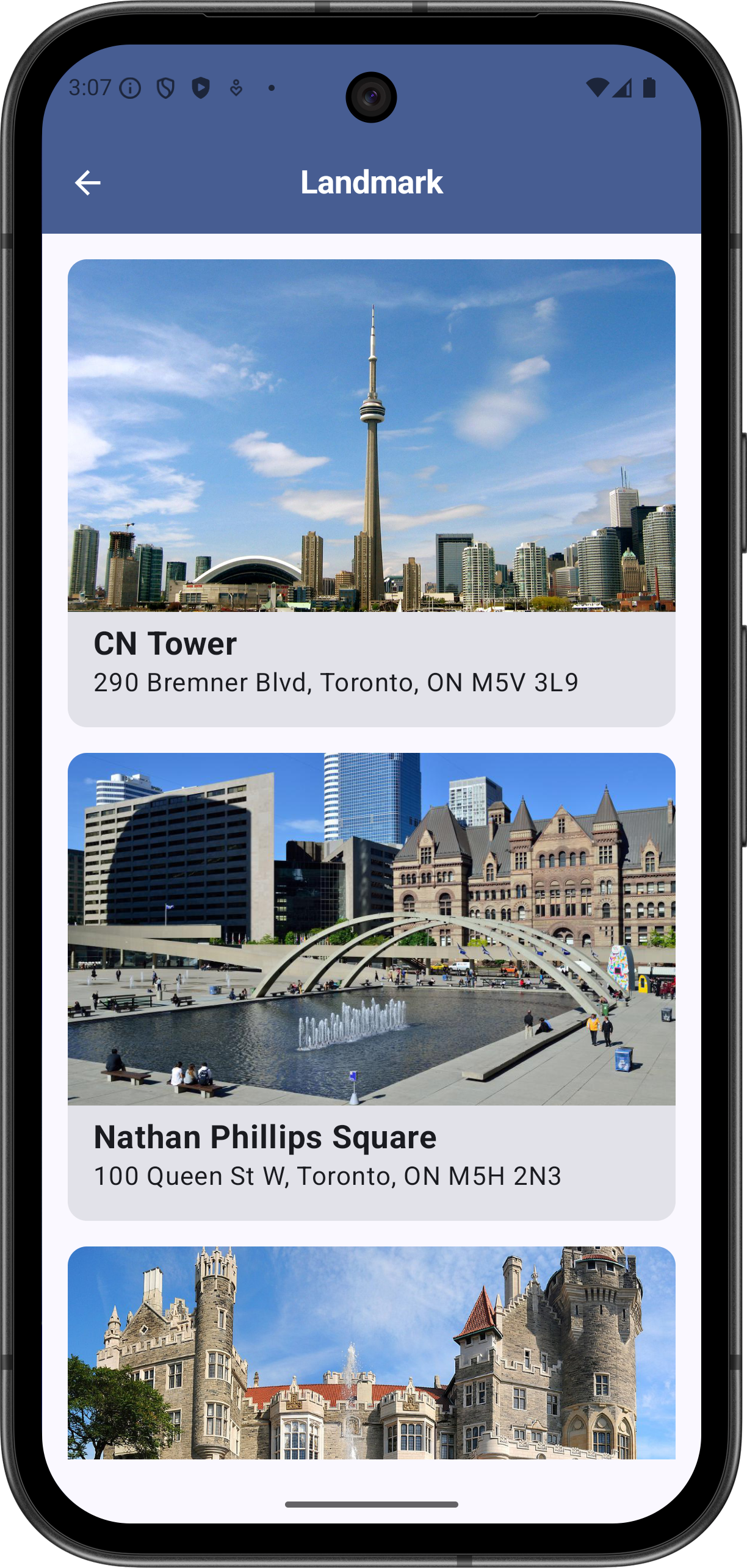 Android Map App Screenshot 2